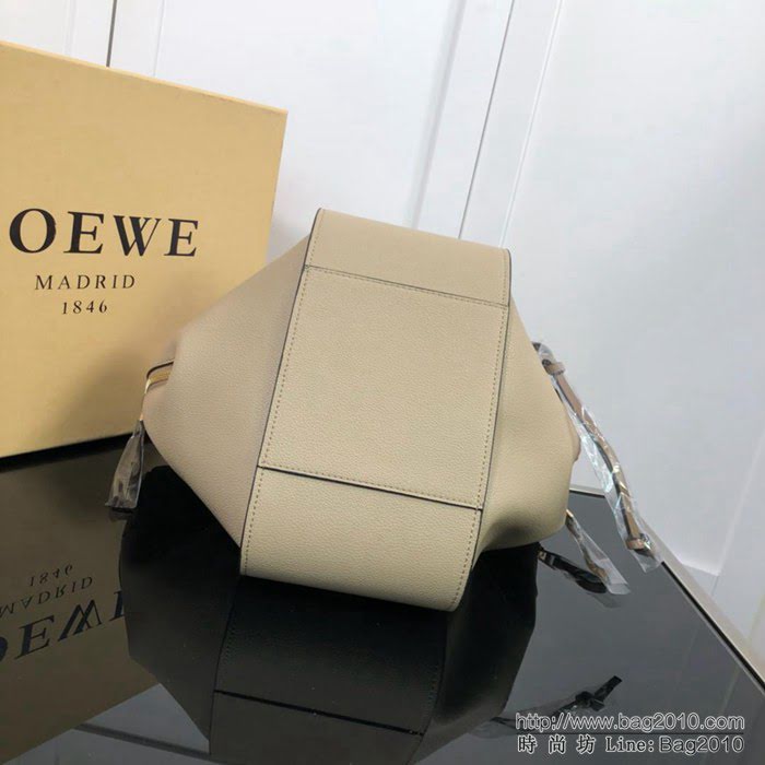 LOEWE羅意威 最新爆款 羅家Hammock系列 荔枝皮拼色 百搭款 小牛皮手提肩背包 0164  jdl1119